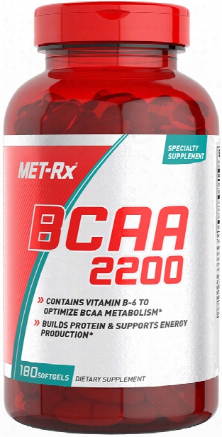 Met-rx Bcaa 2200 - 180 Softgels