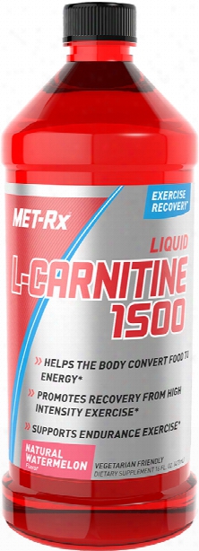 Met-rx Liquid L-carnitine 1500 - 16 Fl. Oz. Natural Watermelon