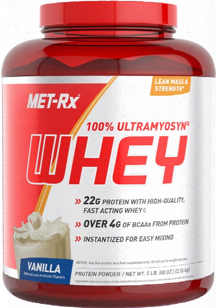 Met-rx Ultramyosyn Whey - 5lbs Vanilla