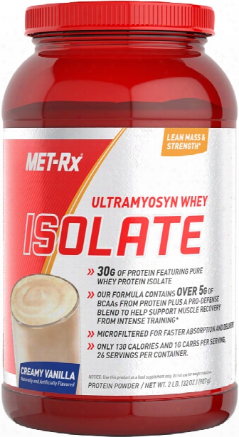 Met-rx Ultramyosyn Whey Isolate - 2lbs Creamy Vanilla