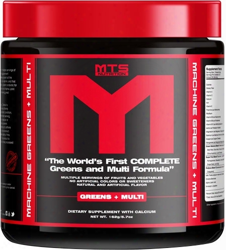 Mts Nutrition Machine Greens + Multi - 30 Servings