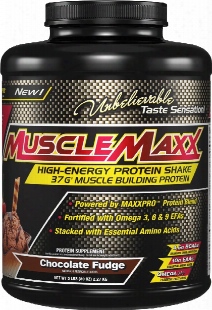 Musclemaxx High Energy Protein Shake - 5lbs Chocolate Fudge