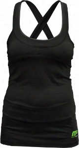 Musclepharm Sportswear Women's Crossback Tank - Medium Black