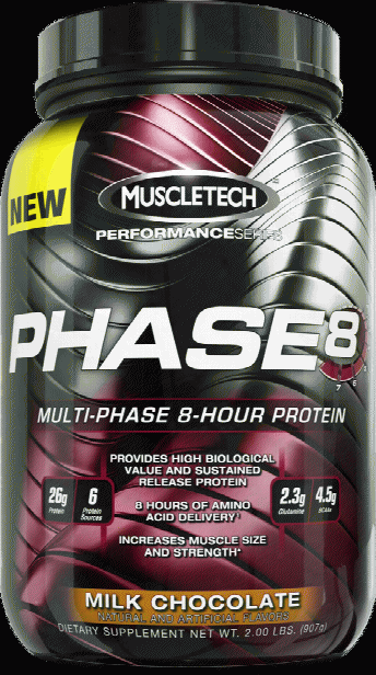 Muscletech Phase8 - 2lbs Milk Chocolate