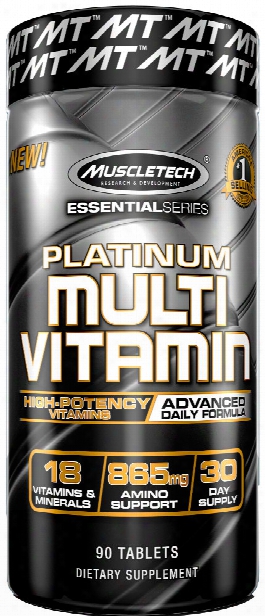 Muscletech Platinum Multivitamin - 90 Capsules