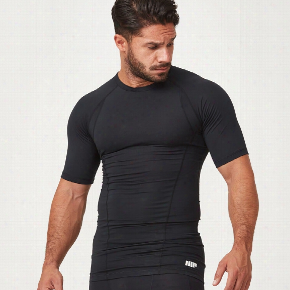 Myprotein Compression Short Sleeve T-shirt - Black - M