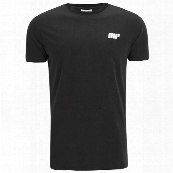 Myprotein Men's Longline Short Sleeve T-shirt - Black, Xxl