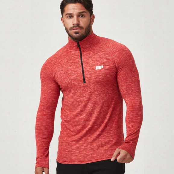 Myprotein Men's Performance 1/4 Zip Top - Red - S