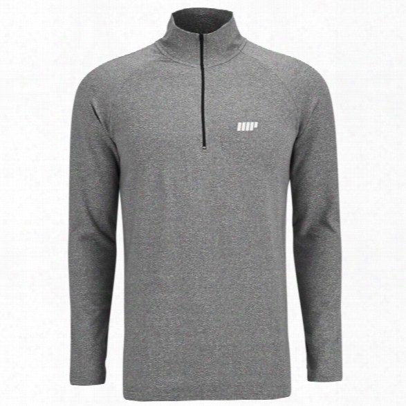 Myprotein Men's Performance Long Sleeve 1/4 Zip Top - Grey Marl - M