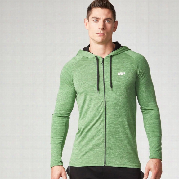 Myprotein Men's Performance Zip Hoodie - Green Marl - S