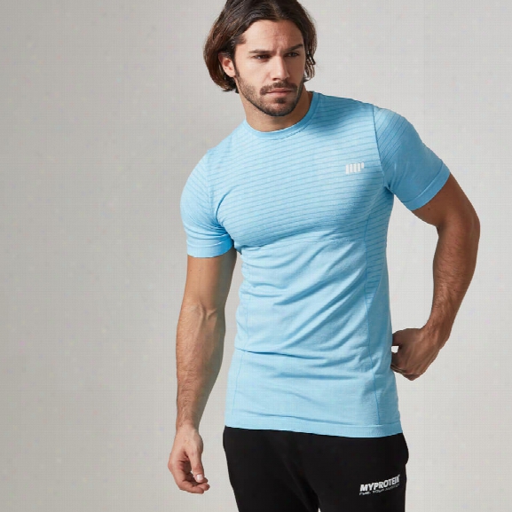 Myprotein Men's Seamless T-shirt - Light Blue, Xxl