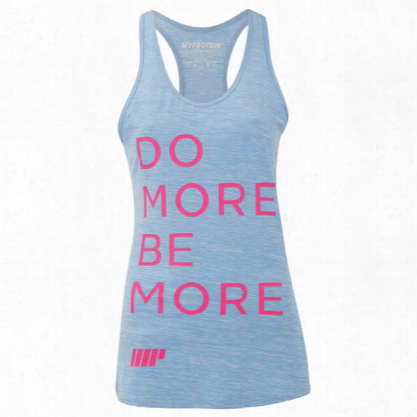 Myprotein Women's Performance Slogan Vest - Light Blue, Xs