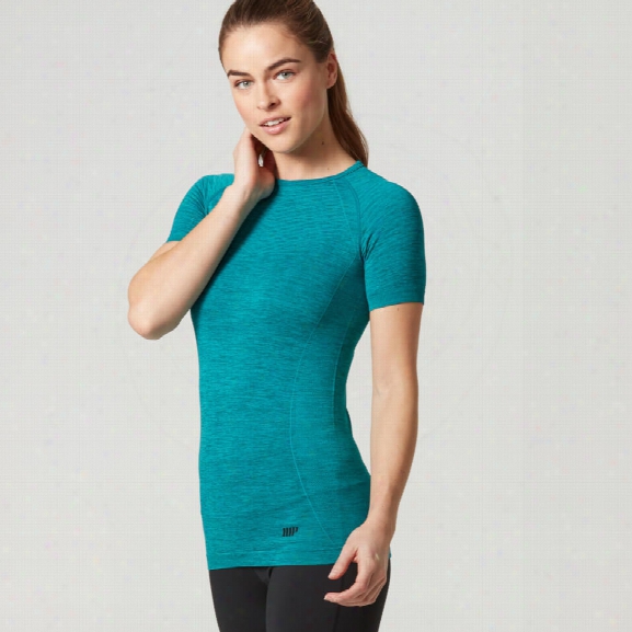 Myprotein Women's Seamless Short Sleeve T-shirt - Teal, Xs