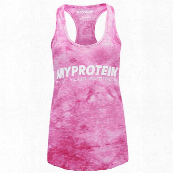 Myprotein Women's Tie Dye Stringer Vest - Pink, Xs