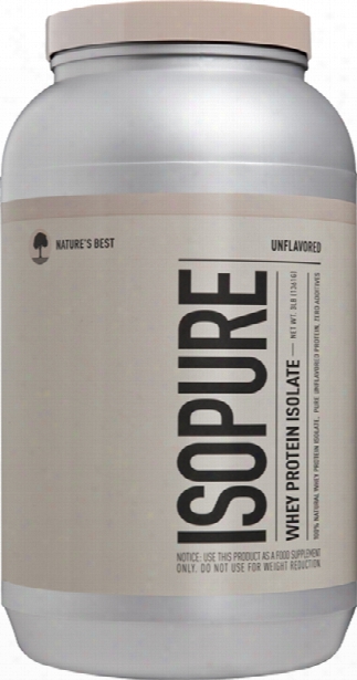 Nature's Best Isopure Whey Protein Isolate - 3lbs Unflavored