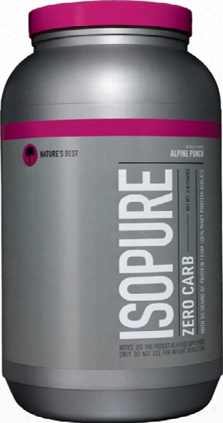 Nature's Best Isopure Zero Carb Protein - 3lbs Alpine Punch