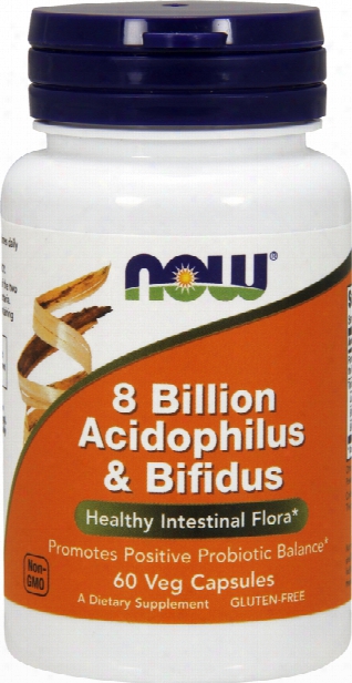 Now Foods 8 Billion Acidophilus & Bifidus - 60 Vcapsules