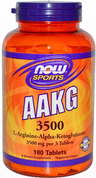 Now Foods Aakg 3500 - 180 Tablets