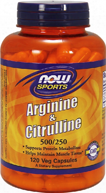 Now Foods Arginine & Citrulline 500/250 - 120 Capsules