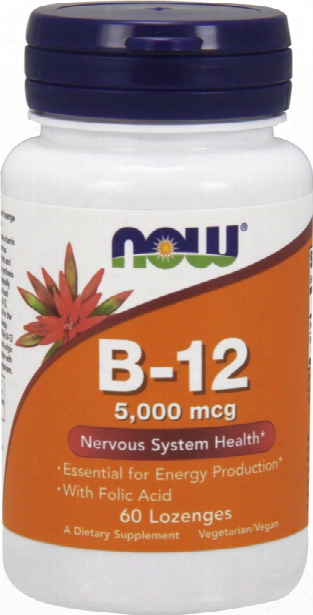 Now Foods B-12 With Folic Acid - 60 Lozenges