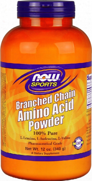 Now Foods Branched Chain Amino Acid Powder - 340g