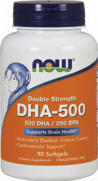 Now Foods Dha-500 - 90 Softgels