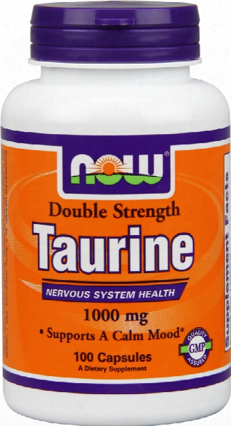 Now Foods Double Strength Taurine - 100 Capsules