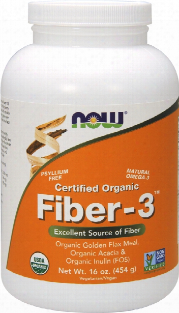 Now Foods Fiber-3 - 16 Oz.