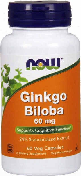 Now Foods Ginkgo Biloba - 60 Vcapsules