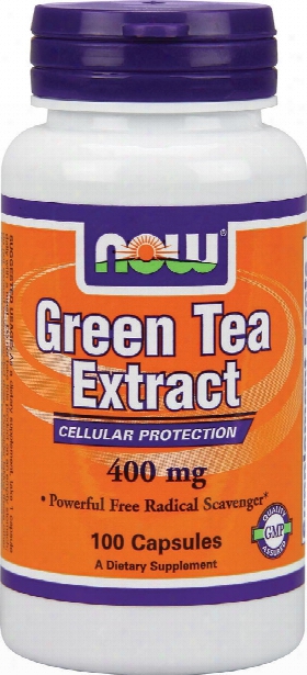 Now Foods Green Tea Extract - 100 Capsules