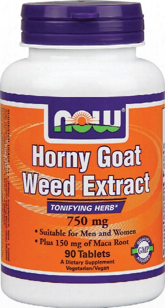 Now Foods Horny Goat Weed Extract - 90 Tablets