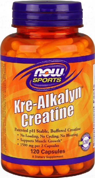 Now Foods Kre-alkalyn Creatine - 120 Capsules