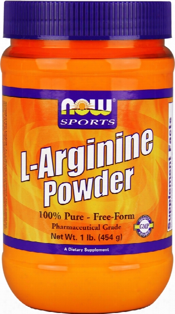 Now Foods L-arginine Powder - 1lb Tub