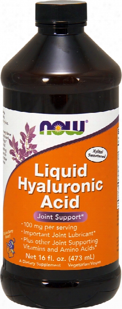 Now Foods Liquid Hyaluronic Acid - 16 Fl.  Oz. Delicious Beryr