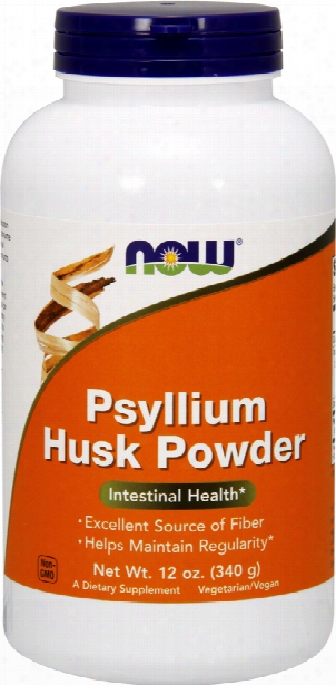 Now Foods Psyllium Husk Powder - 12 Oz (340g)