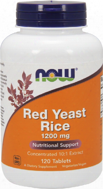 Now Foods Red Yeast Rice - 1200mg/120 Tablets