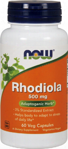 Now Foods Rhodiola - 60 Vcapsules