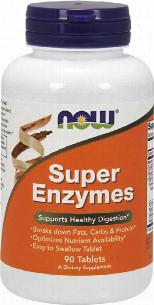 Now Fods Super Enzymes - 90 Tablets