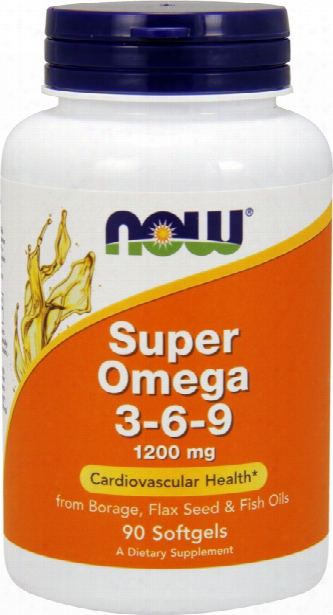 Now Foods Super Omega 3-6-9 - 90 Softgels