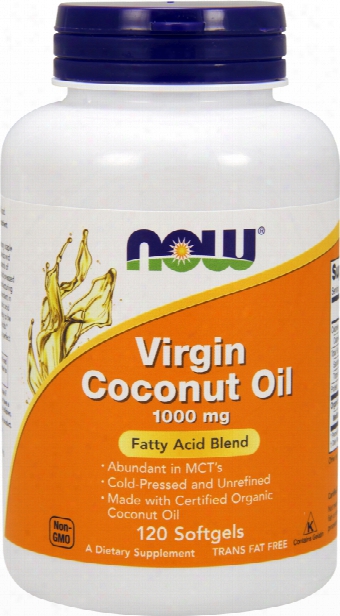 Now Foods Virgin Coconut Oil - 120 Softgels