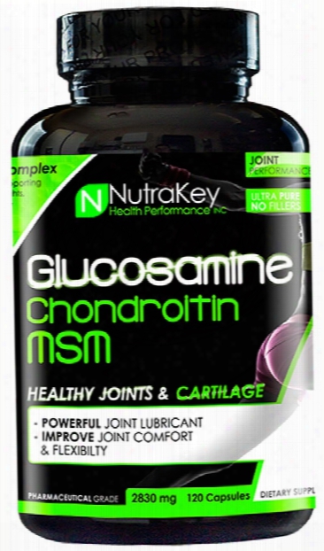 Nutrakey Glucosamine Chondroitin Msm - 120 Capsules