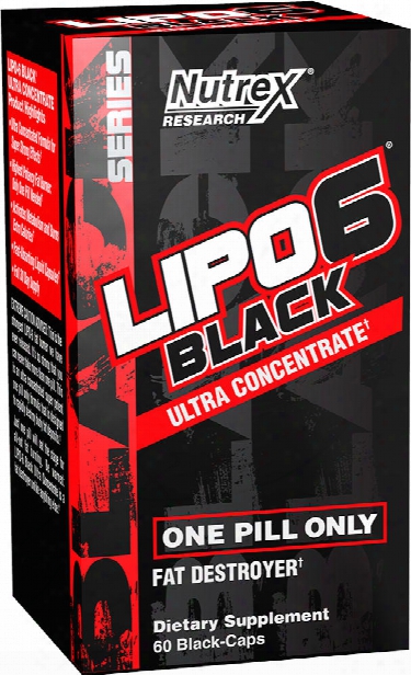 Nutrex Lipo-6 Black Ultra Concentrate - 60 Capsules