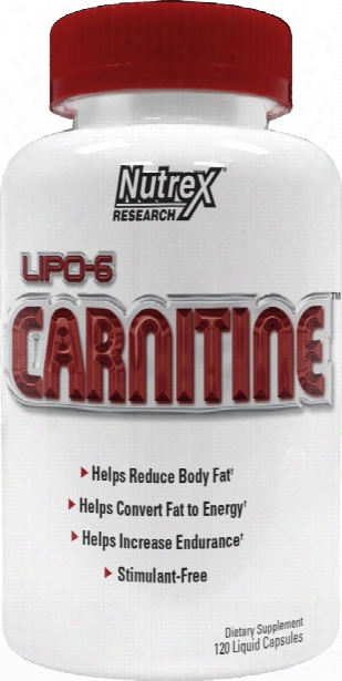 Nutrex Lipo-6 Carnitine - 120 Liquid Capsules