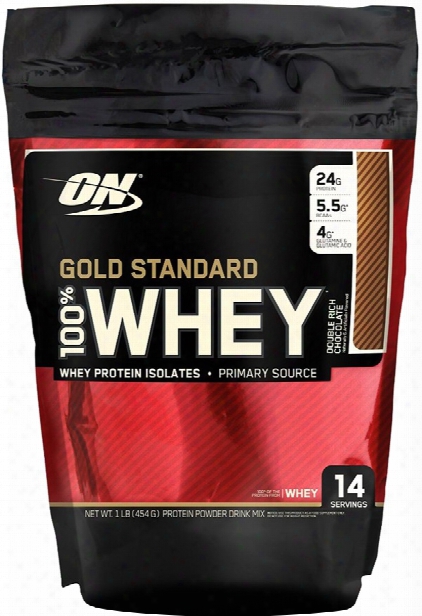 Optimum Nutrition Gold Standard 100% Whey - 1lb Double Rich Chocolate