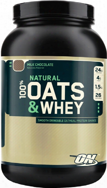 Optimum Nutrition Natural 100% Oats & Whey - 3lbs Milk Chocolate