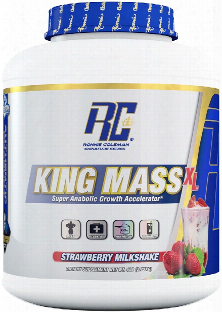 Ronnie Coleman Signature Series King Mass Xl - 6lbs Strawberry Milksha