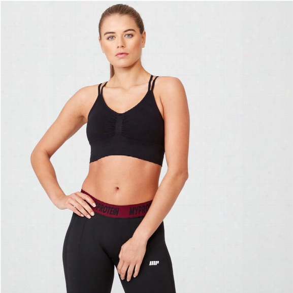 Shape Seamless Sports Bra - Black - Xs