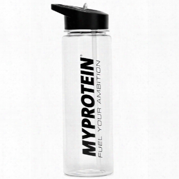 Straw Water Bottle - Black