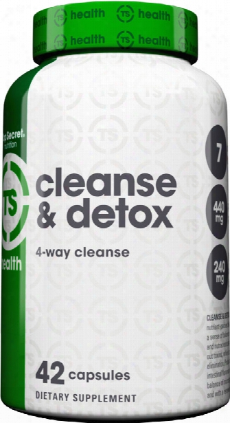 Top Secret Nutrition 4-way Body Cleanse & Detox - 42 Vcapsules
