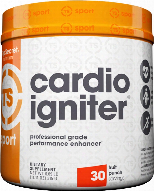 Top Secret Nutrition Cardio Igniter - 30 Servings Fruit Punch